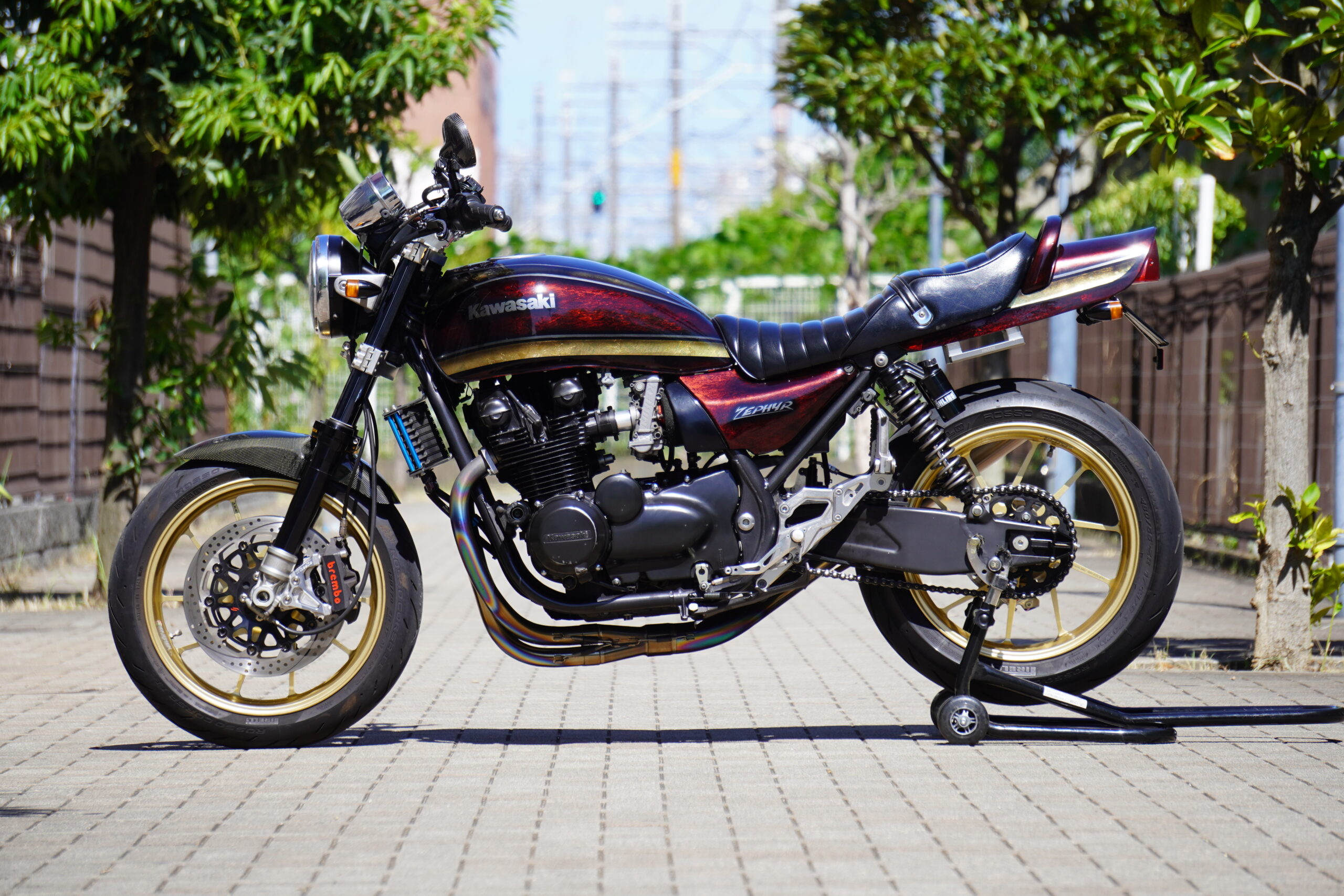 ZEPHYR750-CUSTOM REDWRAP