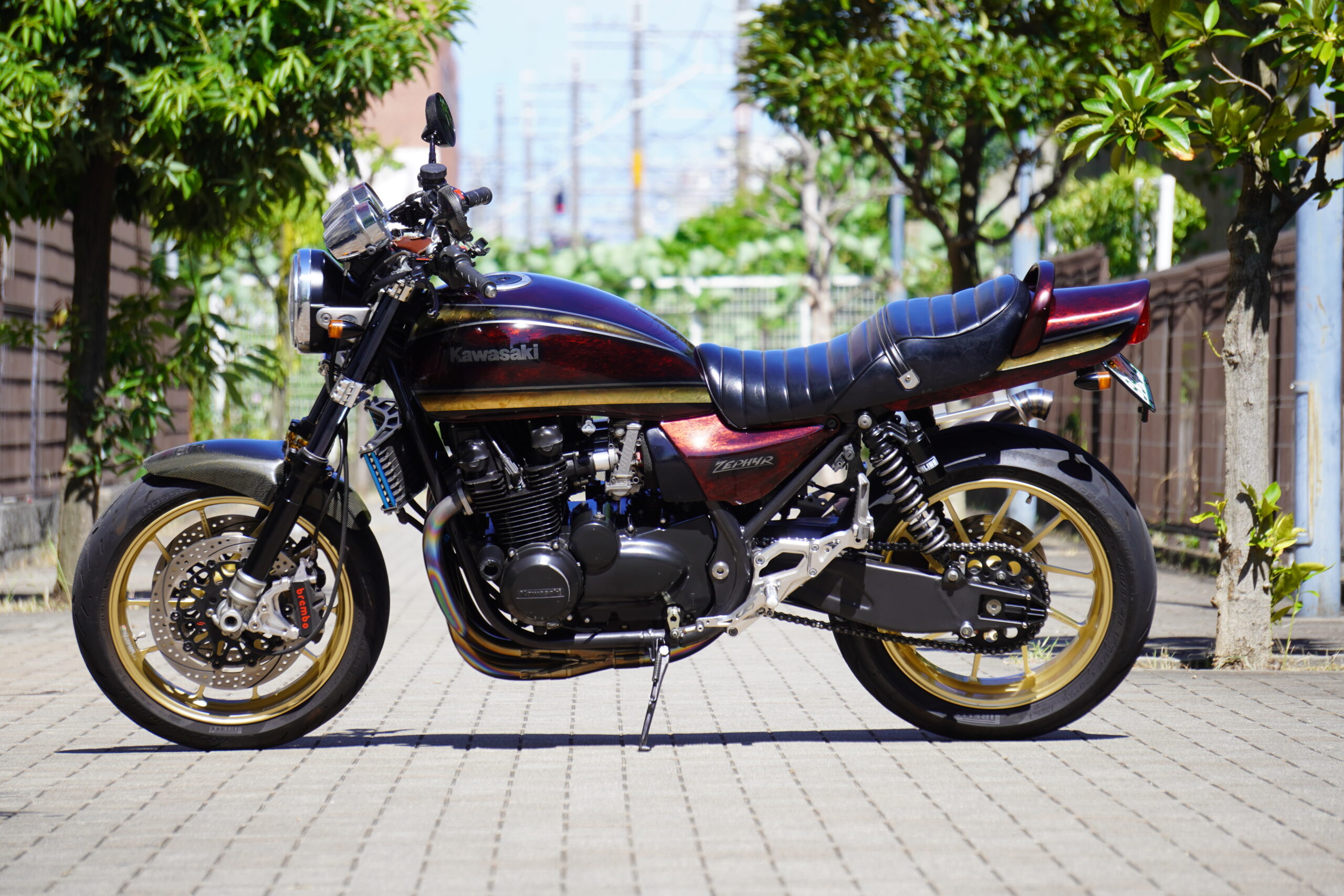 ZEPHYR750-CUSTOM REDWRAP