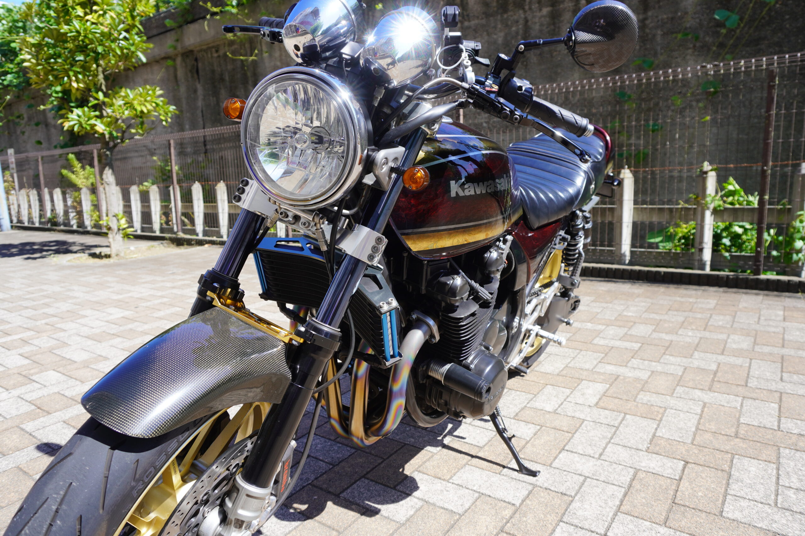 ZEPHYR750-CUSTOM REDWRAP